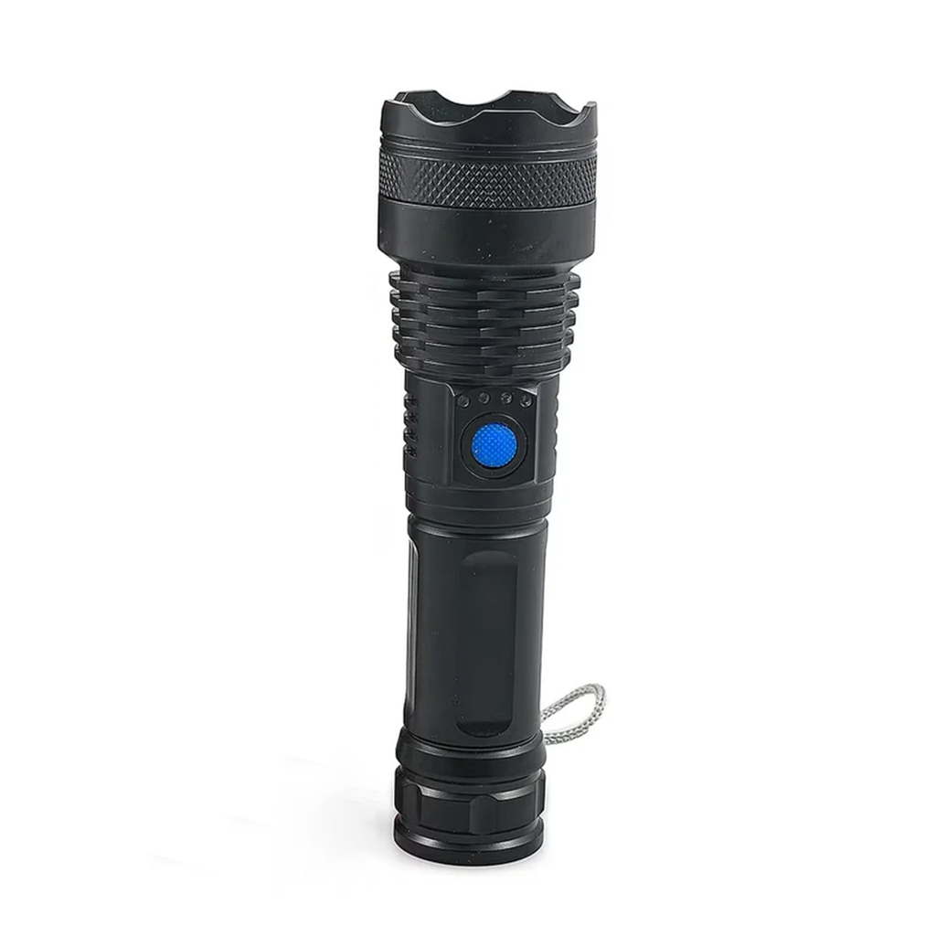 LED Flashlight 800 Lumen Beam USB‑C Rechargeable Anti‑Slip Grip