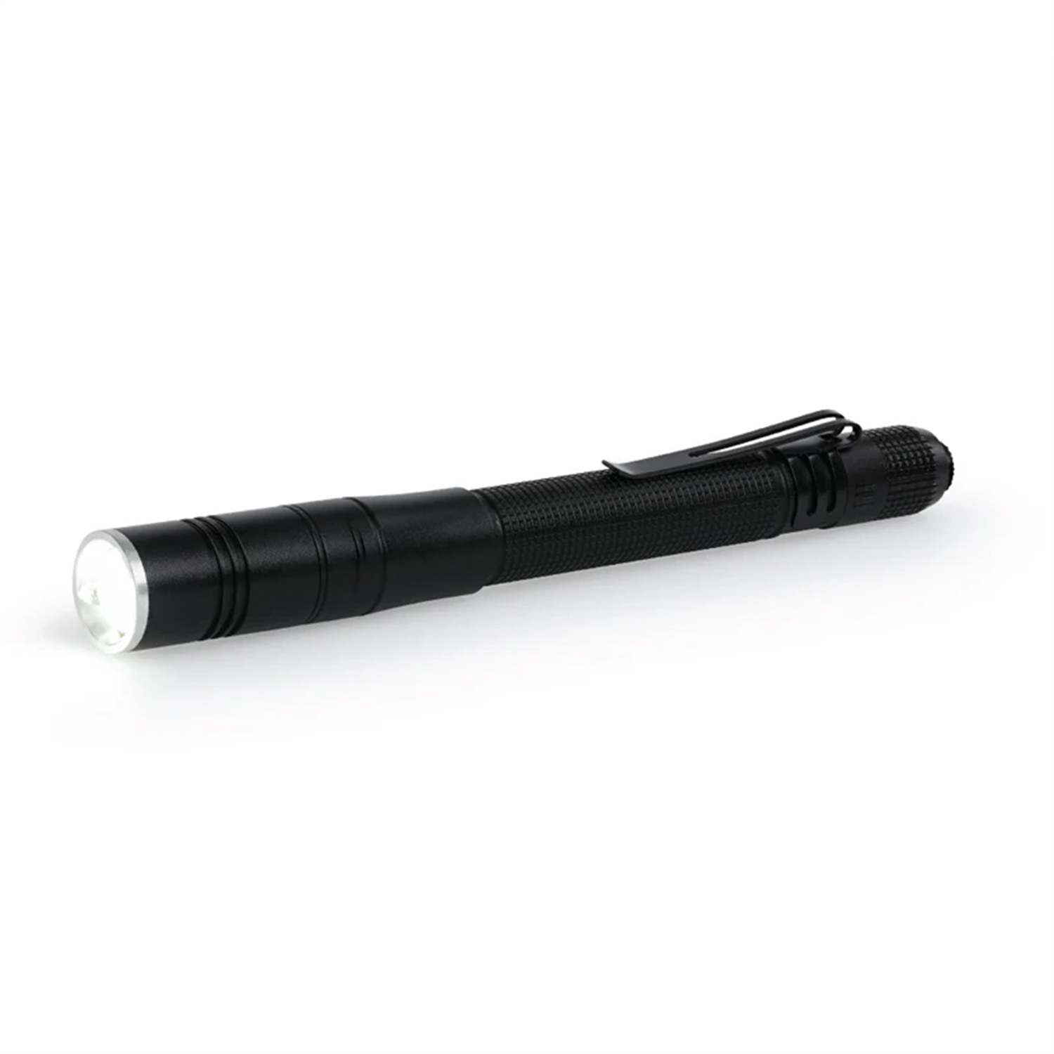 Rechargeable Pen‑Style LED Flashlight 350 Lumen Zoomable IPX4 Dual Power Supply